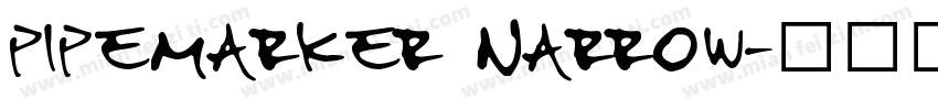 PipeMarker Narrow字体转换